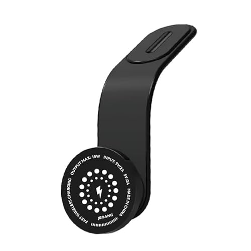 BelaGoods VIDA Magnetic Wireless Car Charger Mount (Black) – 15W Fast MagSafe Dashboard Holder, 360° Adjustable Aluminum Arm, for iPhone 12 to 17 Pro Max | iPhone air