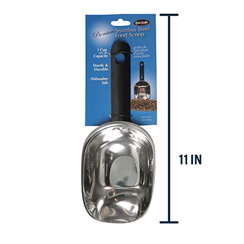 Ourpets Durapet Stainless Steel Food Scoop, 1 Cup #TOP3