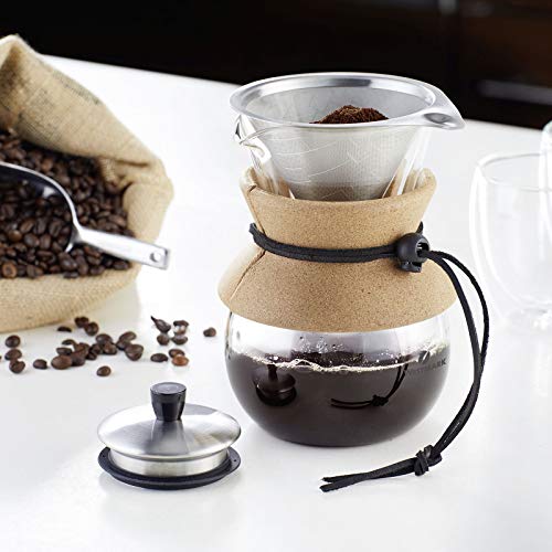 Cafetera Moka manual con filtro permanente 500 mL miniatura 6