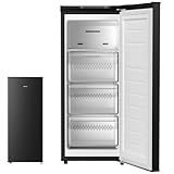 SAMKYO 70L 冷凍庫 スリム 幅35.6cm 霜取り不要 ファン式 冷凍ストッカー 急速冷凍 -27℃ 5段階温度調節 前開き 省エネ 静音 セカンド冷凍庫 家庭用 ZU70SD ブラック