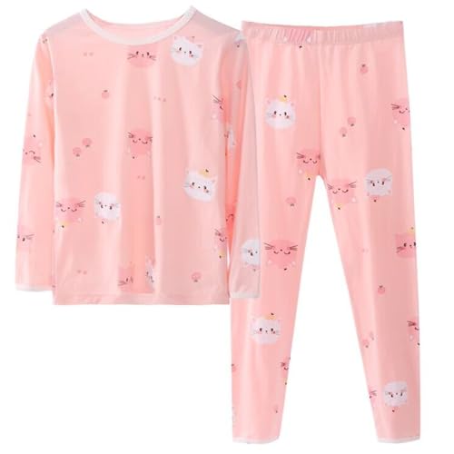 Girls Pajama Set Little Kids Cotton Jammies Long Sleeve Sleepwear for Boys or Girls