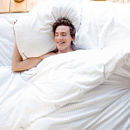 Quickzip Fitted Sheet - Includes 1 Fitted Sheet Base & 2 Zip-On Sheets - Easy To Change, Won’t Pop Off Queen Sheet - Soft Percale 400 Tc Cotton – 16” Deep Pockets Queen – Slate Gray #TOP2