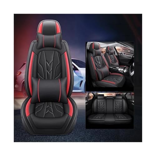 Housse de siège auto finition premium rouge universelle Peugeot