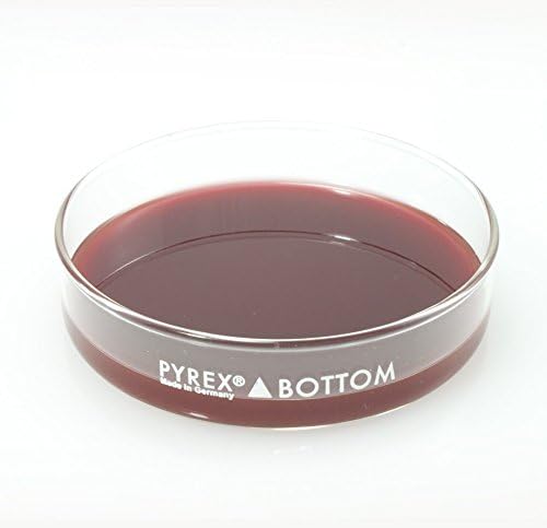 DD-90-S-RED Large Dissection Petri Dish, Red, 93 mm D x 22 mm H