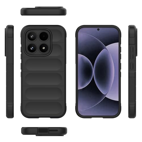 Image of for Xiaomi 17 Case Anti-Drop Soft TPU Rugged Phone Back Cover - Black