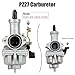 CILOYU PZ27 Carburetor Kit Replacement for CG 125cc 150cc 200cc 250cc 4 Stroke Engine Dirt Bike ATV Pit Bike XR100 Go Kart TaoTao Coolsport Lifan Parts Carb with Throttle Cable Assembly Accessories