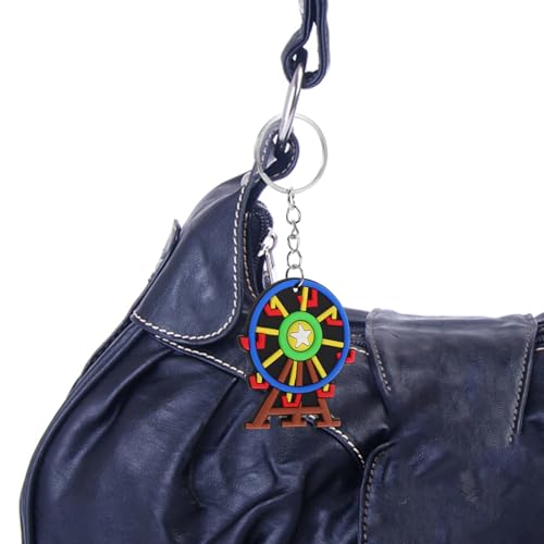 Totority Chaveiro 12 Peças Criativo Fofo Chaveiro Adorável Roda Gigante Pingente Chaveiro Mochila Pi