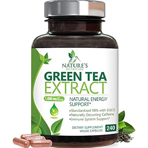 Nature's Nutrition Green Tea Extract Capsules Cover