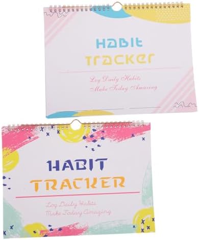 Uonlytech Undated Habit Tracker Planner 2 Pack Monthly Habit Trac...