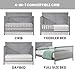 Oxford Baby Montauk 4-in-1 Convertible Crib, Farmhouse Gray, GreenGuard Gold Certified