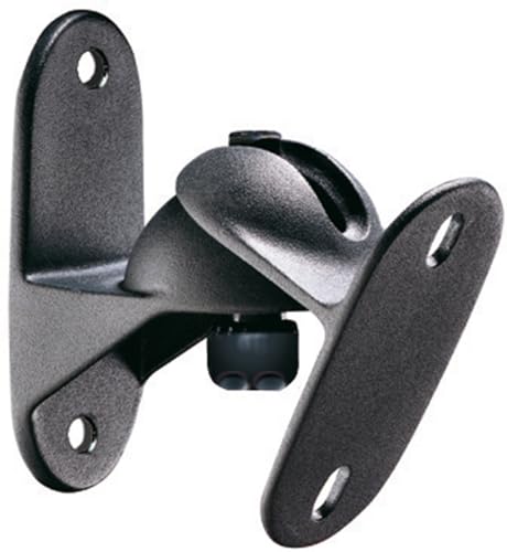 Meliconi - Support Mural Sound 50 pour Enceintes Satellite et Hi-FI - Orientable : +/-90° - Inclinable : -20°/+30° - Poids Max 5Kgs