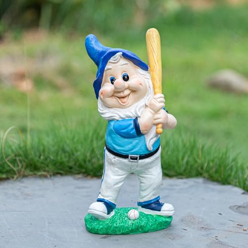 GKWRZXBK Garden Gnome Baseball Player