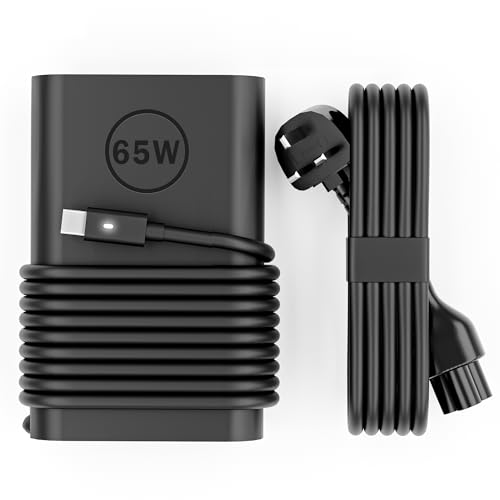 FUDCOCWN 65W USB C Laptop Charger Compatible with Dell Latitude 7275 7370 5175 5285 5290 3400 3500 3390 5410 5420 5520, XPS 13 9350 9360 9370, Chromebook 3100 3400 5190 Type C Power Supply Adapter