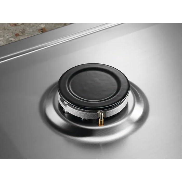 EGS75362X Plaque de cuisson 5 feux à gaz 75 cm en acier inoxydable
