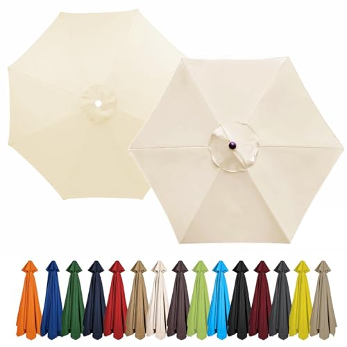 Toile de parasol de rechange pour rénover un parasol de marché ou de jardin