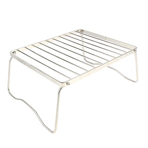 YIJU Suporte para Fogão com Queimador Dobrável para Camping Suporte para Churrasqueiras E Churrasque