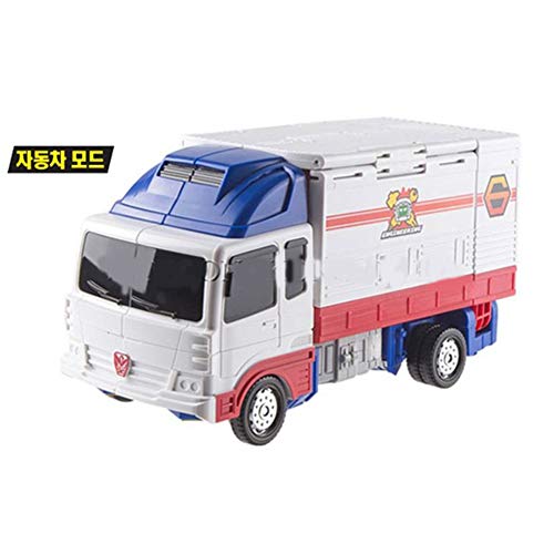 Hello Carbot Iront - Korean Animation Robot Character - Transformer Robot With 6Pcs Carbot Crews #TOP4