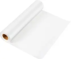 Rolo de papel vegetal 45,7 cm x 30 metros branco translúcido papel de rastreamento para costura, desenho, esboço