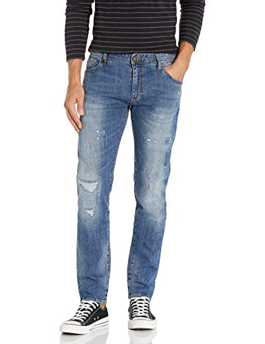 A|X ARMANI EXCHANGE Men's J14-Skinny Fit, Indigo Denim, 33L