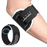 調整可能 肘サポーター 圧迫固定ベルト ゴルフ・テニス用 男女兼用 洗える 軽量設計のスポーツエルボーガード 滑りにくく通気性に優れ 日常使いかトレーニングまで 1枚装