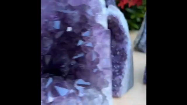 Amazon.com: GAF TREASURES 紫水晶簇,紫水晶大地石,原始紫水晶,紫水晶