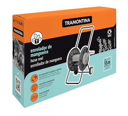 Tramontina Enrolador de Mangueira até 55 metros com Rodinhas
