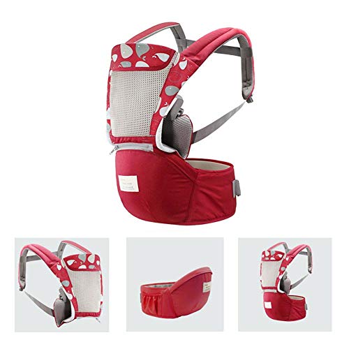 Babydrager buikdrager rugdrager baby carrier, baby heupkruk heupzitje, 3-in-1 multifunctionele rugzakkruk met… - Image 6