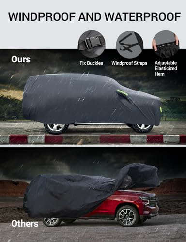 Image of Proadsy Custom Fit 2011-2026 Jeep Grand Cherokee Car Cover Waterproof Sun