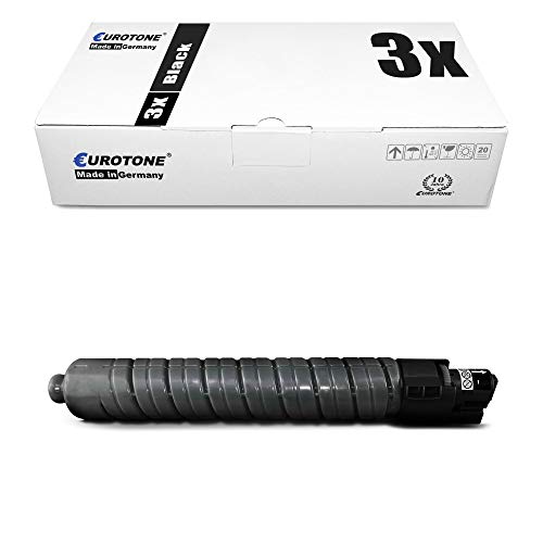 Toner Ricoh Aficio MP C3002 noir Eurotone cartouche 841651 pour imprimante de secrétariat