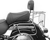 sissybar tasche gebraucht Diese Optik gehört einfach zum Chopper. Allzeit bequem unterwegs! Alle Komponenten sind hochglanzpoliert und verchromt, sowie perfekt auf den Charakter des Motorrads abgestimmt. Der Sozius kann dank des bequemen Rückenpolsters entspannter reisen und bekommt das Gefühl der Sicherheit vermittelt. Eine Sissybar mit Gepäckbrücke bietet die Möglichkeit problemlos kleines Gepäck mitzunehmen. Durch eine Gepäckbrückenverbreiterung aus Aluminium (Artikelnummer 800000) ist eine sichere Befestigung unserer