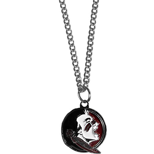 NCAA Siskiyou Sports Fan Shop Florida State Seminoles Chain Necklace with Small Charm 22 inch Team Color