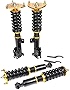 Coilover Struts Spring Shocks Adjustable Height Coilovers Suspension Struts Coil Spring Shocks and Struts Full Set Kits ECCPP Fit for 2000-2005 for Mitsubishi Eclipse /1999-2003 for Mitsubishi Galant