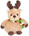 Bearington Bucky Holiday Plush Stuffed Animal Reindeer, 6 inches