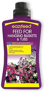 Hanging Baskets and Tubs Liquid Plant Feed Fertiliser Food Source for Fuller Brighter Flower Blooms 500ml