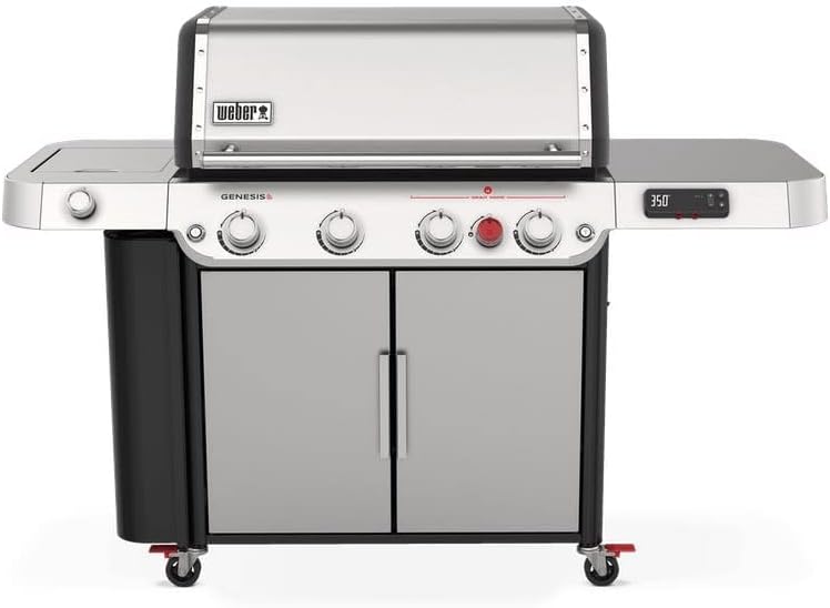 Weber Genesis SPX-435 Premium Smart Grill, Liquid Propane Gas Grill for Outdo...