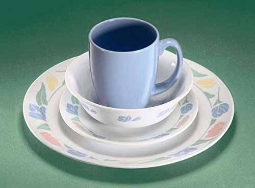 Corelle Livingware 16-Piece Dinnerware Set, Service for 4, Friendship