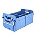 Zhiyanz Car Suv Trunk Organizer,Sturdy Storage Organizer for Car Accessories,Tools,Sundries.Upgraded 4 Carrying Handles,72L,Foldable,Waterproof,Multi Compartment,2 Straps for Fixation(Blue)