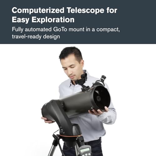 Image of Celestron - NexStar 130SLT Computerized Telescope - Compact and Portable - Newtonian Reflector Optical Design - SkyAlign Technology - Computerized Hand Control - 130mm Aperture Grey
