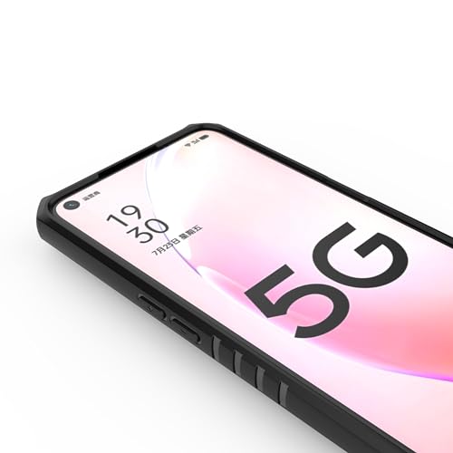 Image of zivite TPU Tough Armor Bumper Back Case Cover For Oppo A93 5G / A93S 5G|Ring Holder & Kickstand In-Built|360 Degree Protection Back Case Cover For Oppo A93 5G / A93S 5G (Transparent)