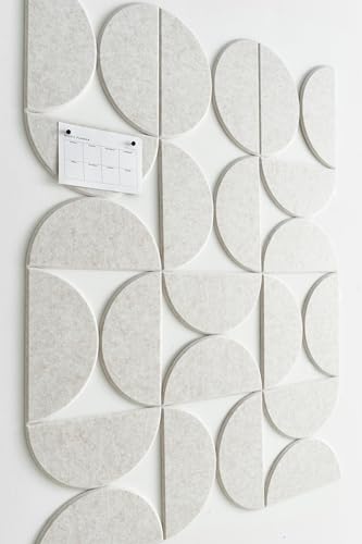 VIVELDA Large Bulletin Board Kit 48x36- Minimalist Wall...