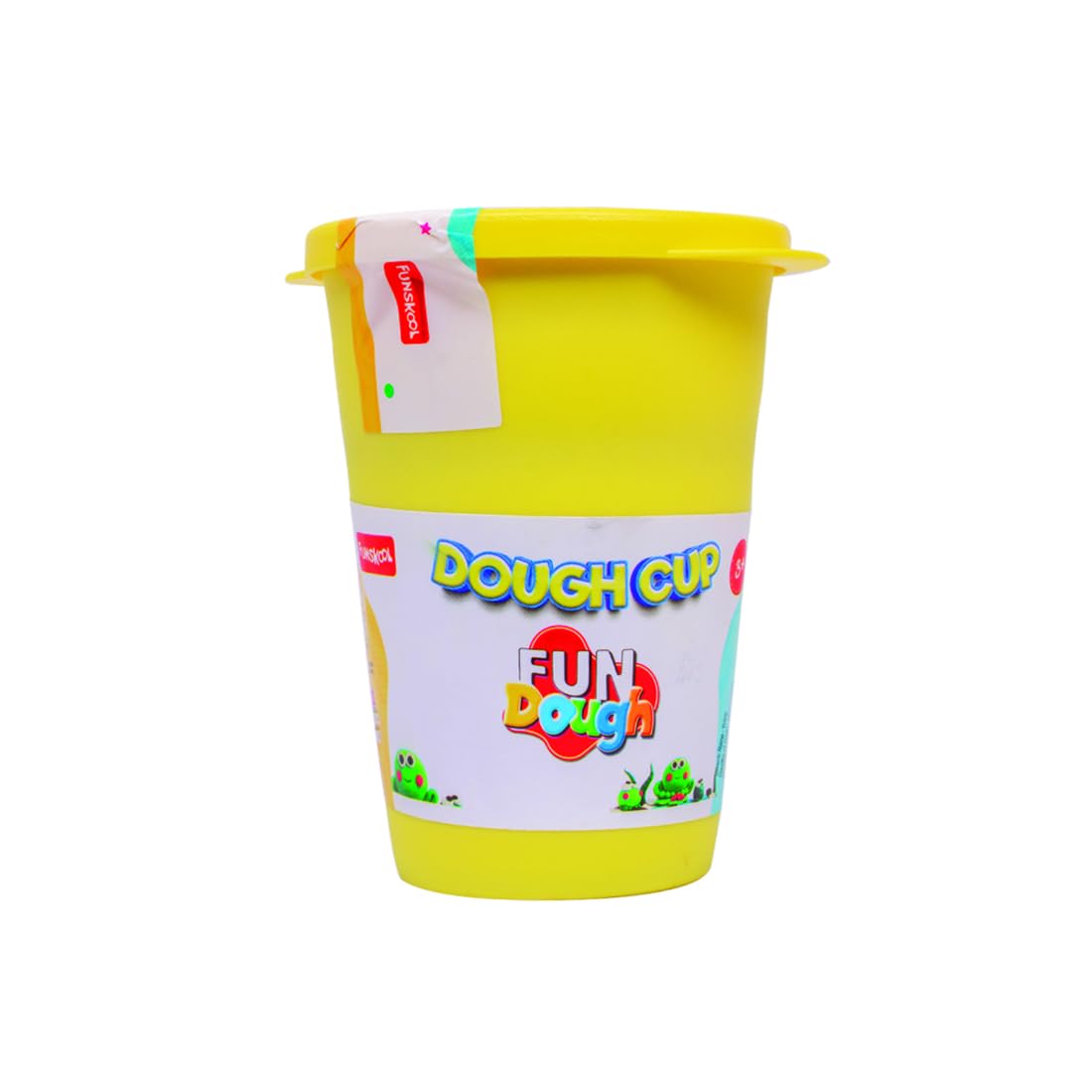 Funskool Fundough Dough Cup, 2 packs of Dough with 2 cutters, Toys for Kids, Shaping, Sculpting, 3 Years and Above, Multicolour