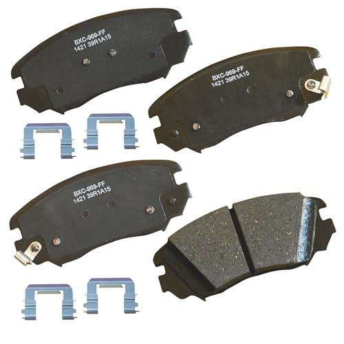 Image of Bendix Premium SBC1421 Ceramic Front Brake Pads for Select Models Buick Allure, Cascada, LaCrosse, Regal, Cadillac ELR, Chevrolet Equinox, Impala, Malibu, Malibu Limited, GMC Terrain, Saab 9-5