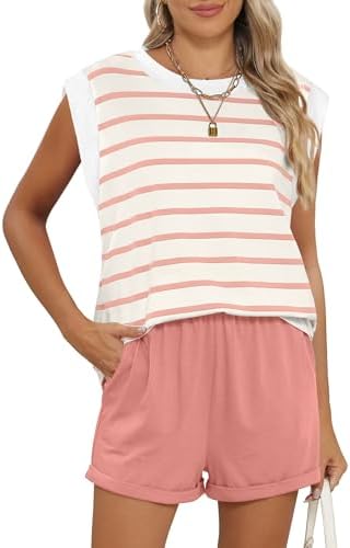 RUBZOOF 2 Piece Outfits for Women Lightweight Matching Lounge Set...
