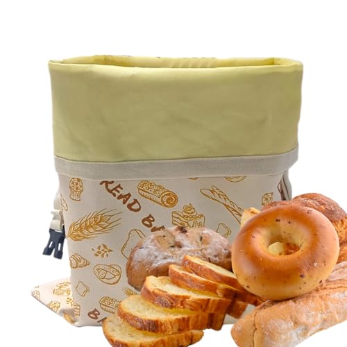 Sacs À Pain Pour Pain Maison | Sac De Conservation Pour Snacks 30 X 39 Cm | Maintien De La Fraîcheur Jusqu'à Plusieurs Jours, Contenant À Pain Réutilisable Pour Boulangerie Et Sandwichs