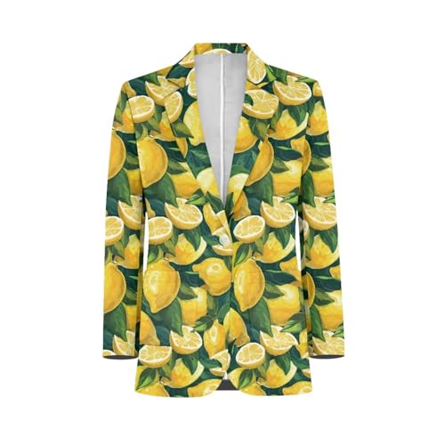 Veniyate Mens Casual Blazer Open Front Long Sleeves Sport Coat Lightweight One Button Business Jackets3