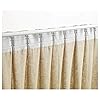 Curtain Accessory Kronill Gathering Heading Tape for Making Pleated Curtains,Width 3.3", Length 161", Curtain Pinch Tape Pull Pleat TapeWhite Polyester100% #3
