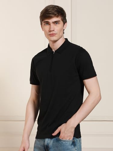 Image of Dennis Lingo Men Solid Cotton - Regular Fit T-Shirt