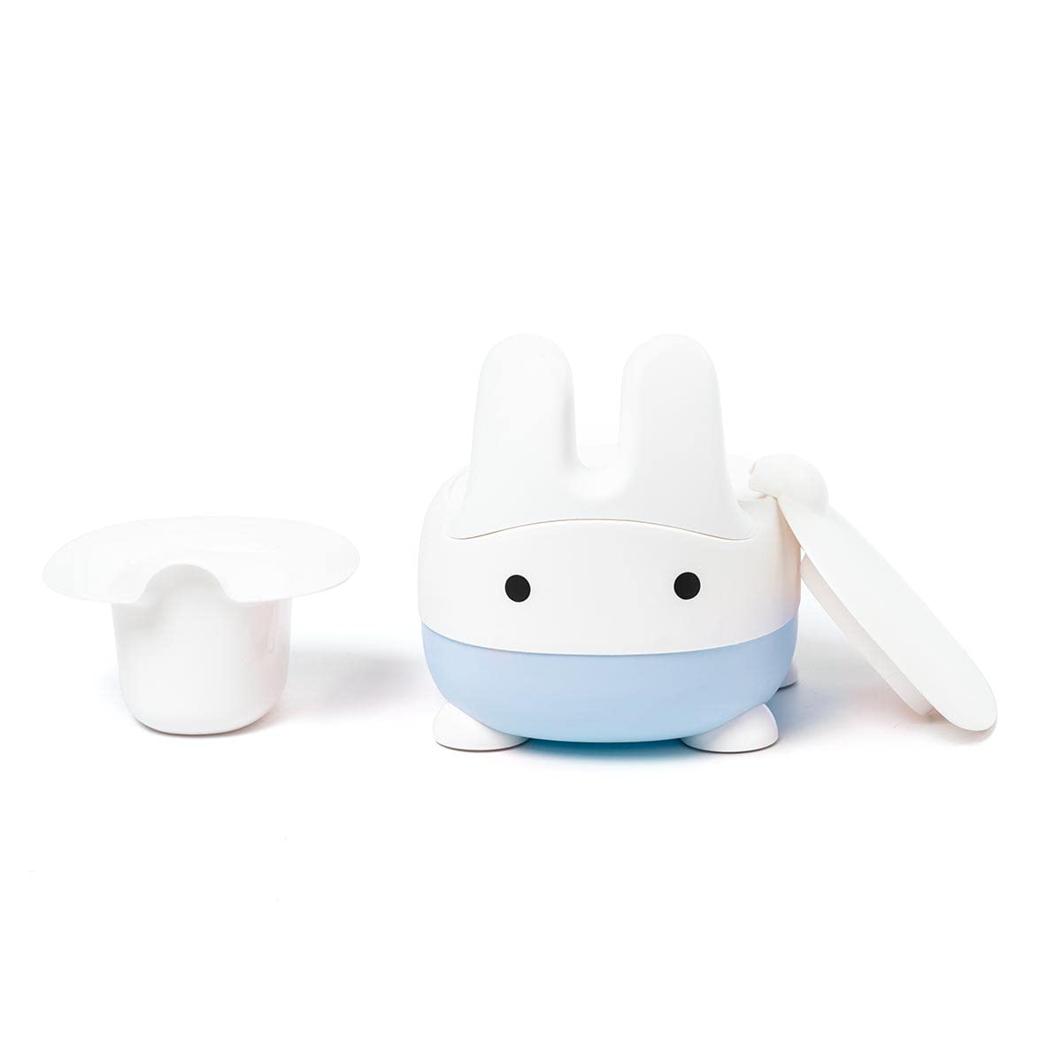 ATAA Orinal Infantil Rabit - Azul- Orinal para niños con Forma de Conejo, baño para niños y niñas con Tapa Desmontable, WC Infantil Ideal para Dejar el pañal