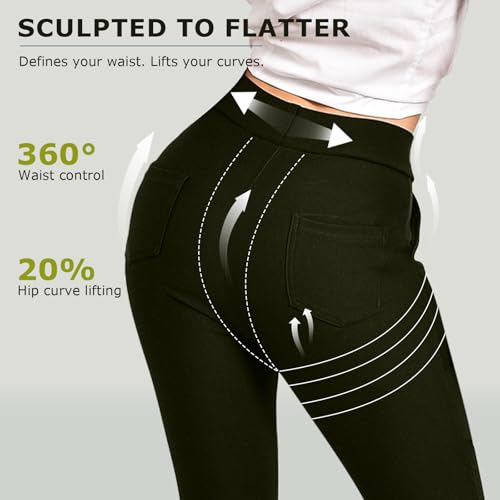 Image of Ginasy Dress Pants for Women, Pull-On Business Casual Leggings