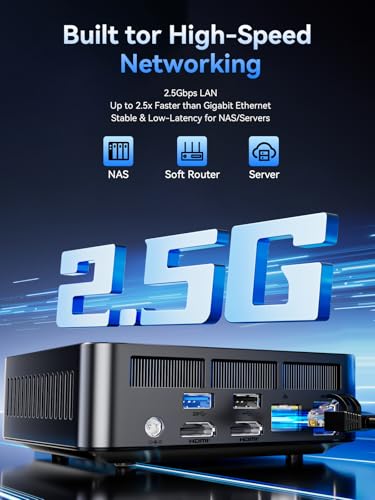Image of GMKtec K17 AI Mini PC, Intel Core Ultra 5 226V (Up to 4.5GHz), 16GB LPDDR5X 8533MT /s, 1TB PCIe 4.0 SSD, 97 Tops AI, Intel Arc 130V, Dual M.2 (Gen5+Gen4) Up to 16TB, USB4, 8K Triple Display, WiFi 6E